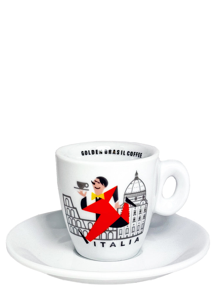 Golden Brasil espresso cup