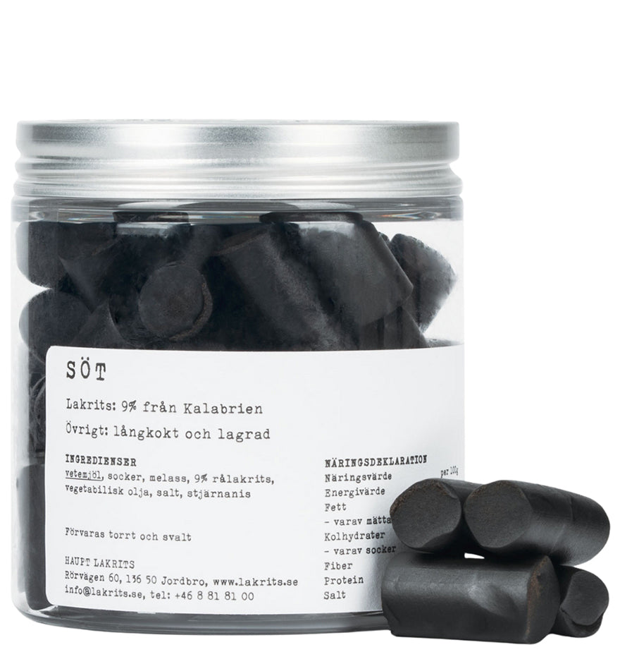 Sweet licorice pieces - Haupt Lakrits 
