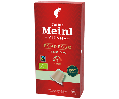 Julius Meinl Delizioso - BIO Fairtrade Nespresso®* compatible capsules