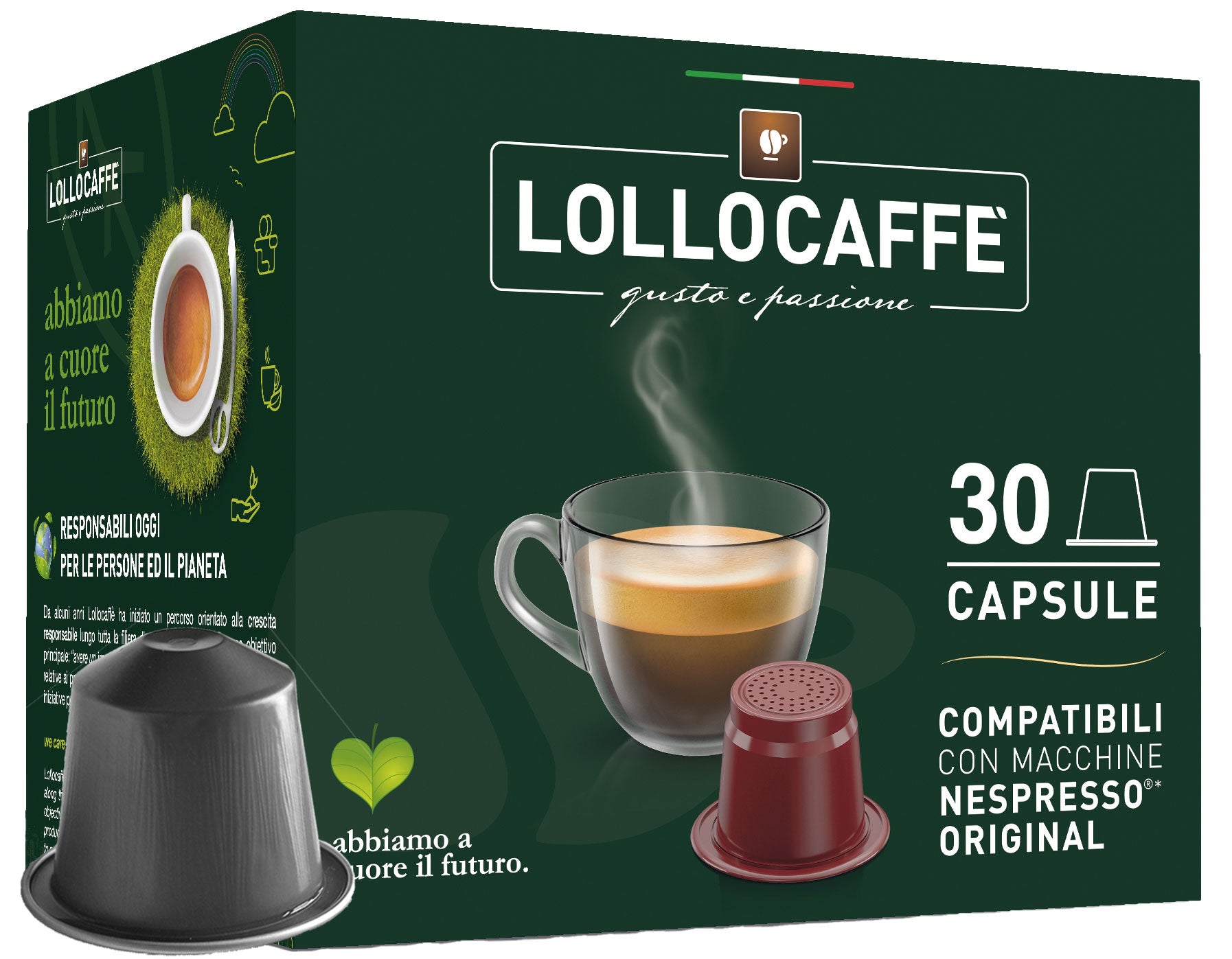 Lollo Caffè NERO Nespresso®* compatible capsules