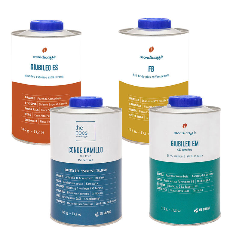 MONDICAFFÈ  4 x 375g tasting pack