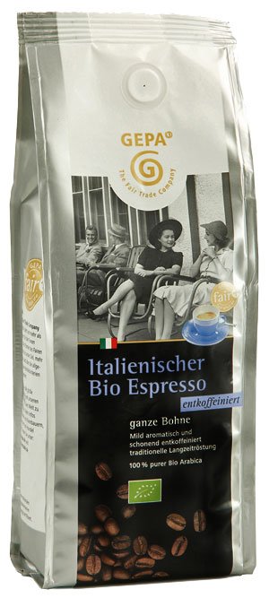 Gepa Café ITALIAN BIO DECAFFEINATED